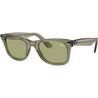 Original Wayfarer RB2140, Transparent Green/Bottle Green Lenses 50 Eye Size