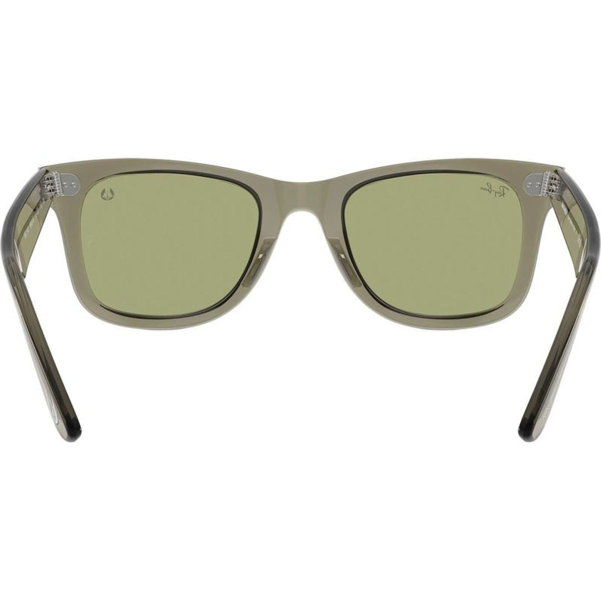 Original Wayfarer RB2140, Transparent Green/Bottle Green Lenses 50 Eye Size