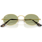 Oval RB3547, Arista/Bottle Green Glass Lenses 51 Eye Size