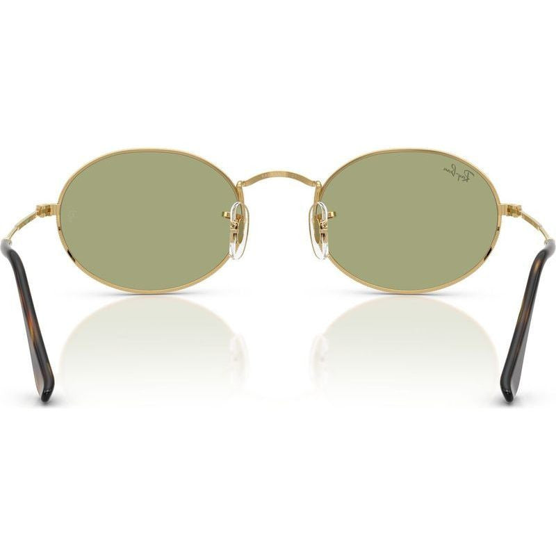 Oval RB3547, Arista/Bottle Green Glass Lenses 51 Eye Size