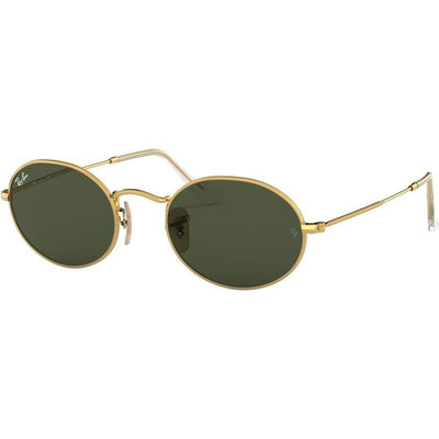 Oval RB3547, Arista/Green Glass Lenses 51 Eye Size