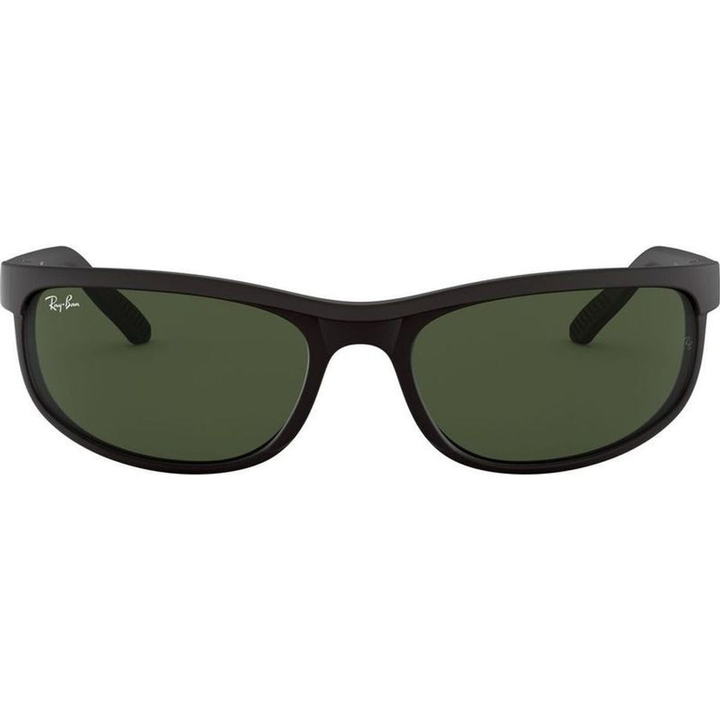 Predator 2 RB2027, Matte Black/Green Glass Lenses