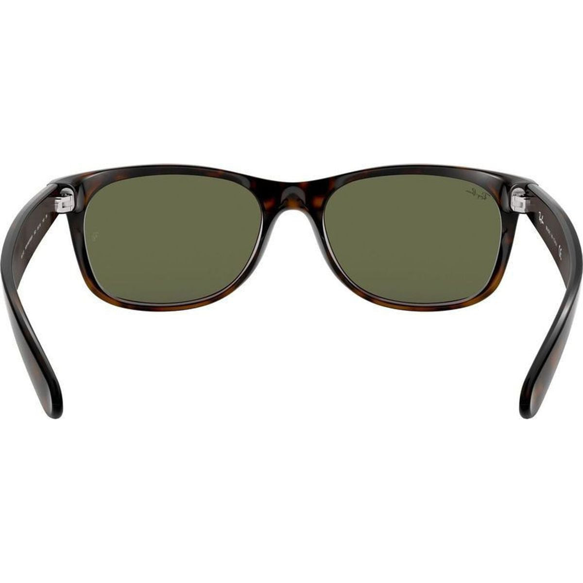 New Wayfarer Classic RB2132, Tort/Green Glass Lenses 58 Eye Size