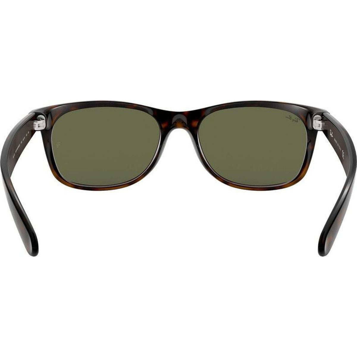 New Wayfarer Classic RB2132, Tort/Green Glass Lenses 52 Eye Size