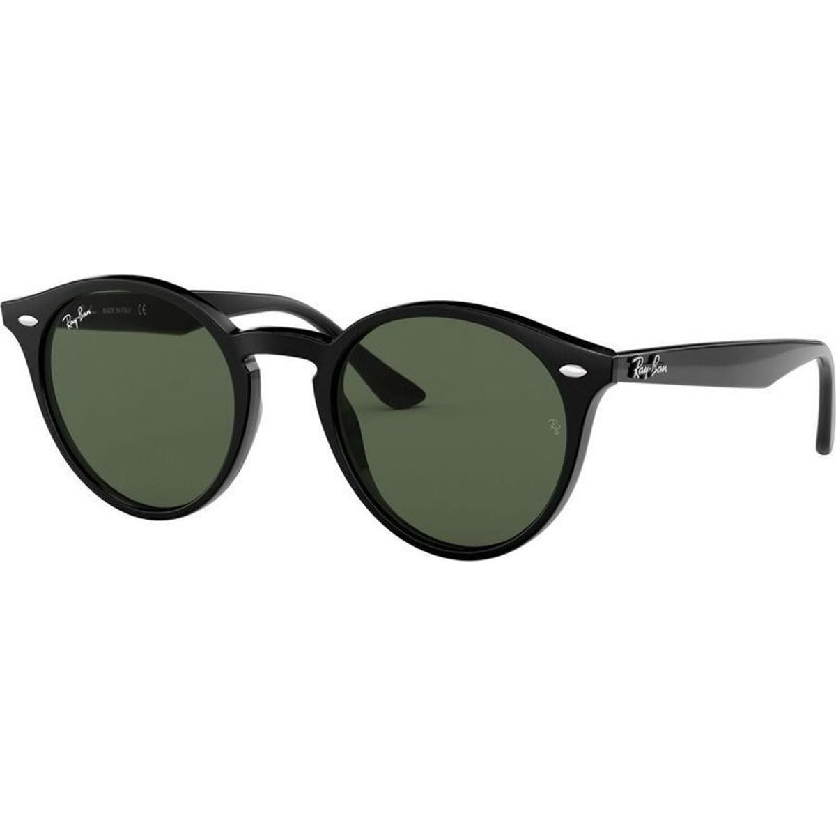 RB2180, Black/Dark Green Lenses 49 Eye Size