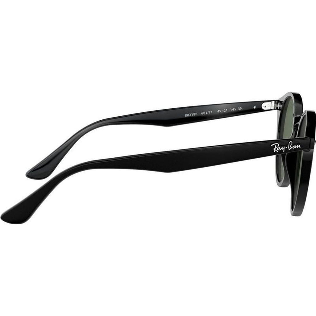 RB2180, Black/Dark Green Lenses 51 Eye Size