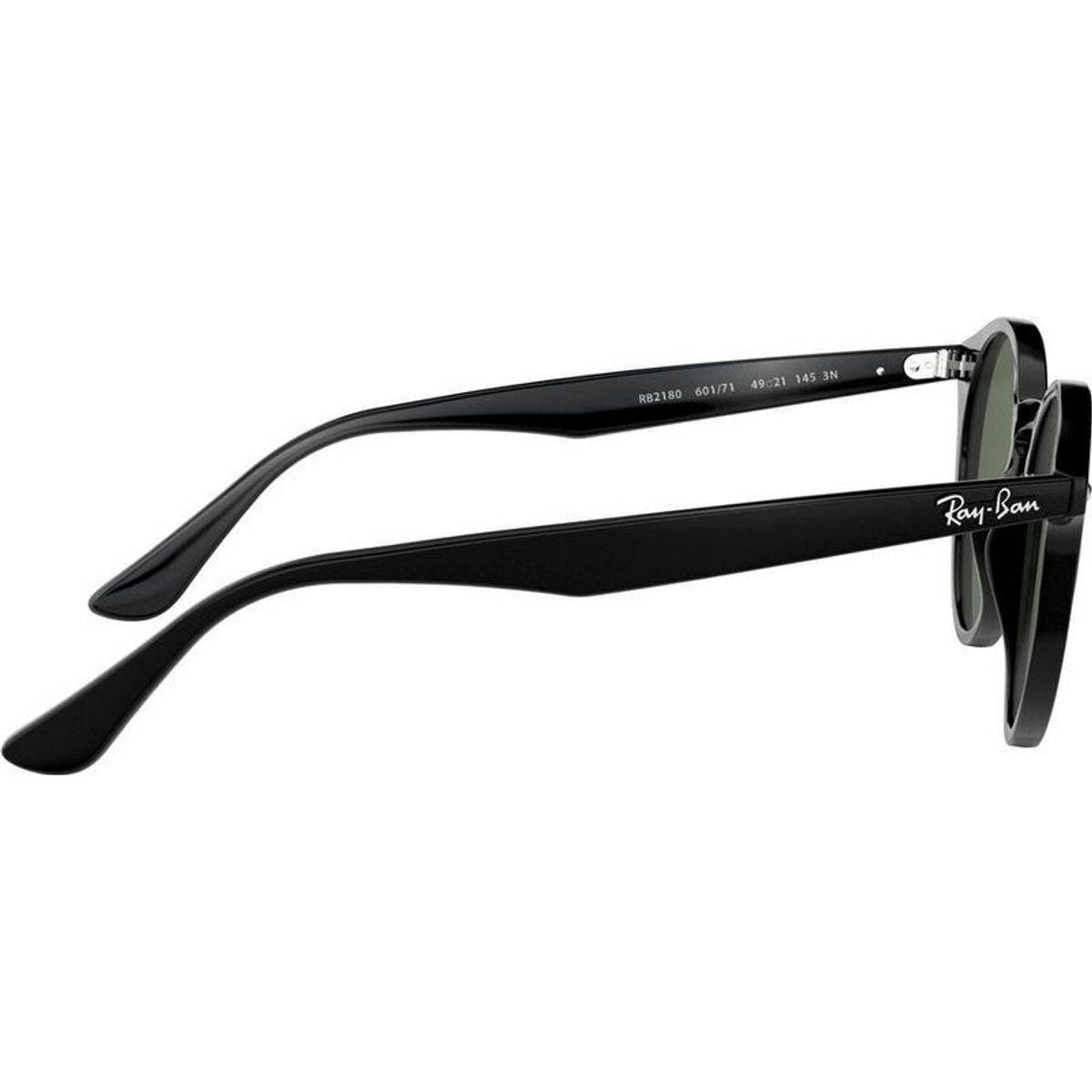 RB2180, Black/Dark Green Lenses 51 Eye Size
