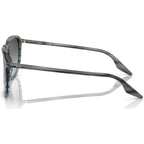RB2203, Striped Grey and Blue/Blue Vintage Glass Lenses 55 Eye Size