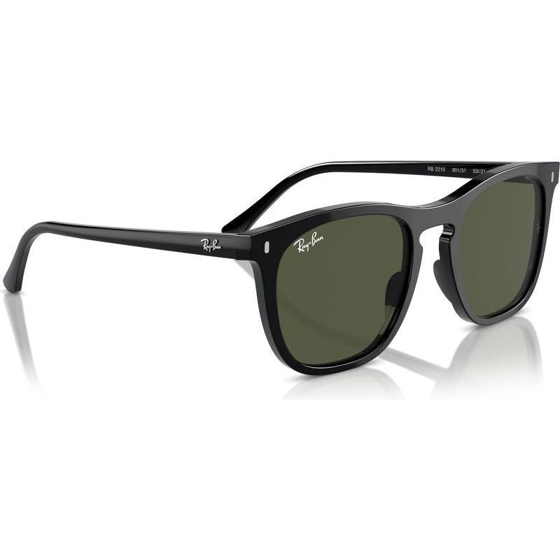 RB2210, Black/Green Glass Lenses