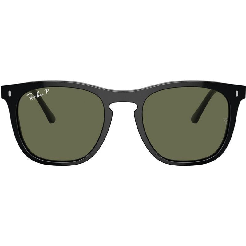 RB2210, Black/Green Polarised Glass Lenses
