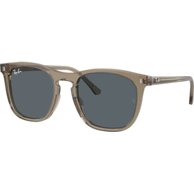 RB2210, Transparent Brown/Blue Glass Lenses
