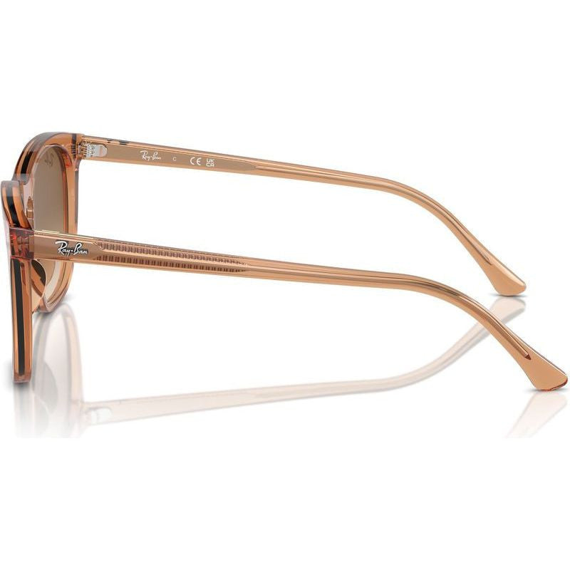 RB2210, Transparent Brown/Brown Clear Gradient Glass Lenses