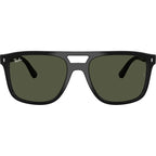 RB2213, Black/Green Glass Lenses 55 Eye Size