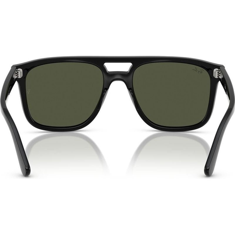 RB2213, Black/Green Glass Lenses 55 Eye Size