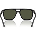 RB2213, Black/Green Glass Lenses 55 Eye Size