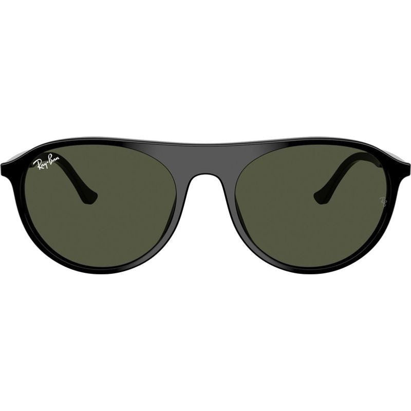 RB2215, Black/Green Glass Lenses 56 Eye Size