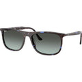 RB2216, Havana Blue Tortoiseshell/Vintage Blue Black Gradient Glass Lenses 58 Eye Size