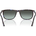 RB2216, Havana Blue Tortoiseshell/Vintage Blue Black Gradient Glass Lenses 58 Eye Size