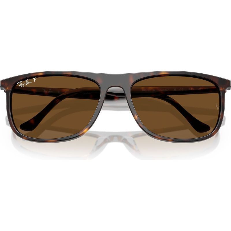 RB2216, Havana/Brown Glass Polarised Lenses 58 Eye Size
