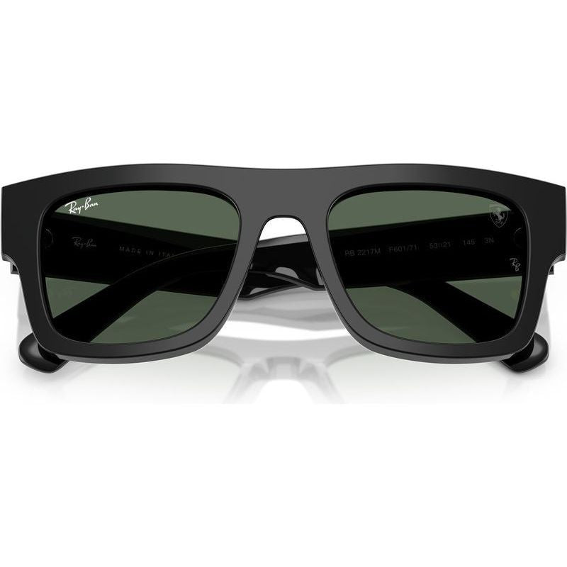 RB2217M, Black/Dark Green Lenses