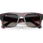RB2217M, Red Havana/Grey Gradient Lenses