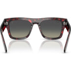 RB2217M, Red Havana/Grey Gradient Lenses