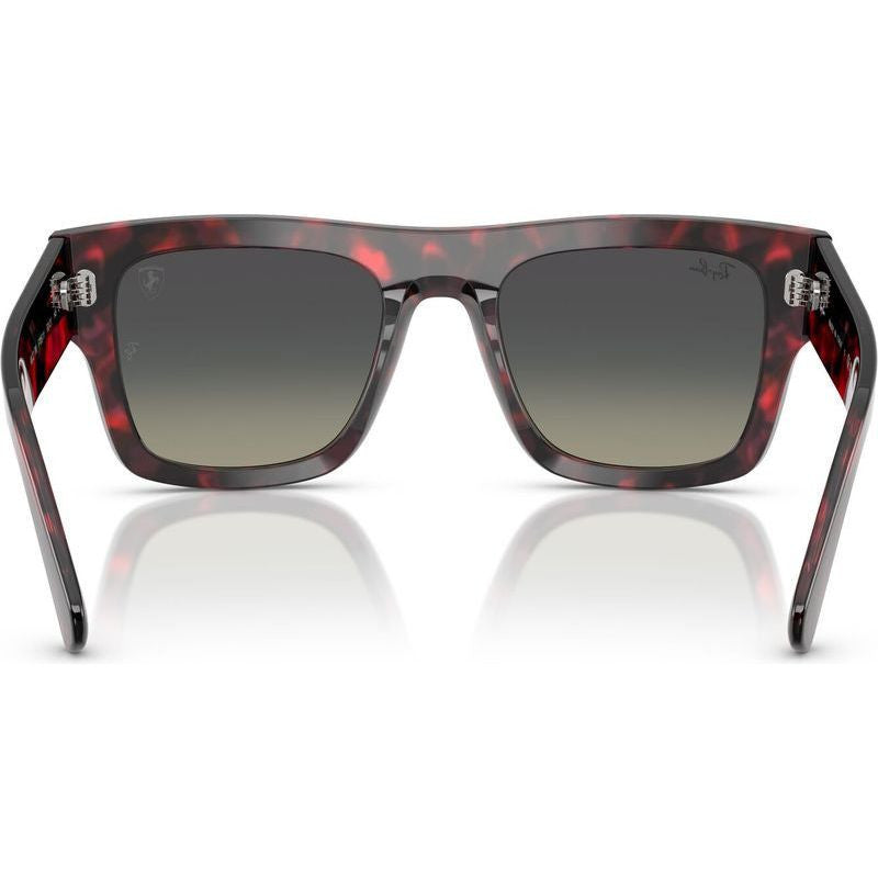 RB2217M, Red Havana/Grey Gradient Lenses