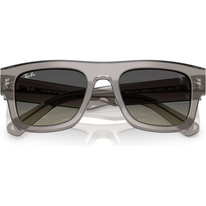 RB2217M, Transparent Grey/Grey Gradient Lenses