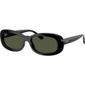RB2221, Black/Green Glass Lenses 53 Eye Size