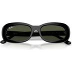 RB2221, Black/Green Glass Lenses 53 Eye Size