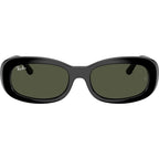 RB2221, Black/Green Glass Lenses 53 Eye Size
