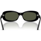 RB2221, Black/Green Glass Lenses 56 Eye Size