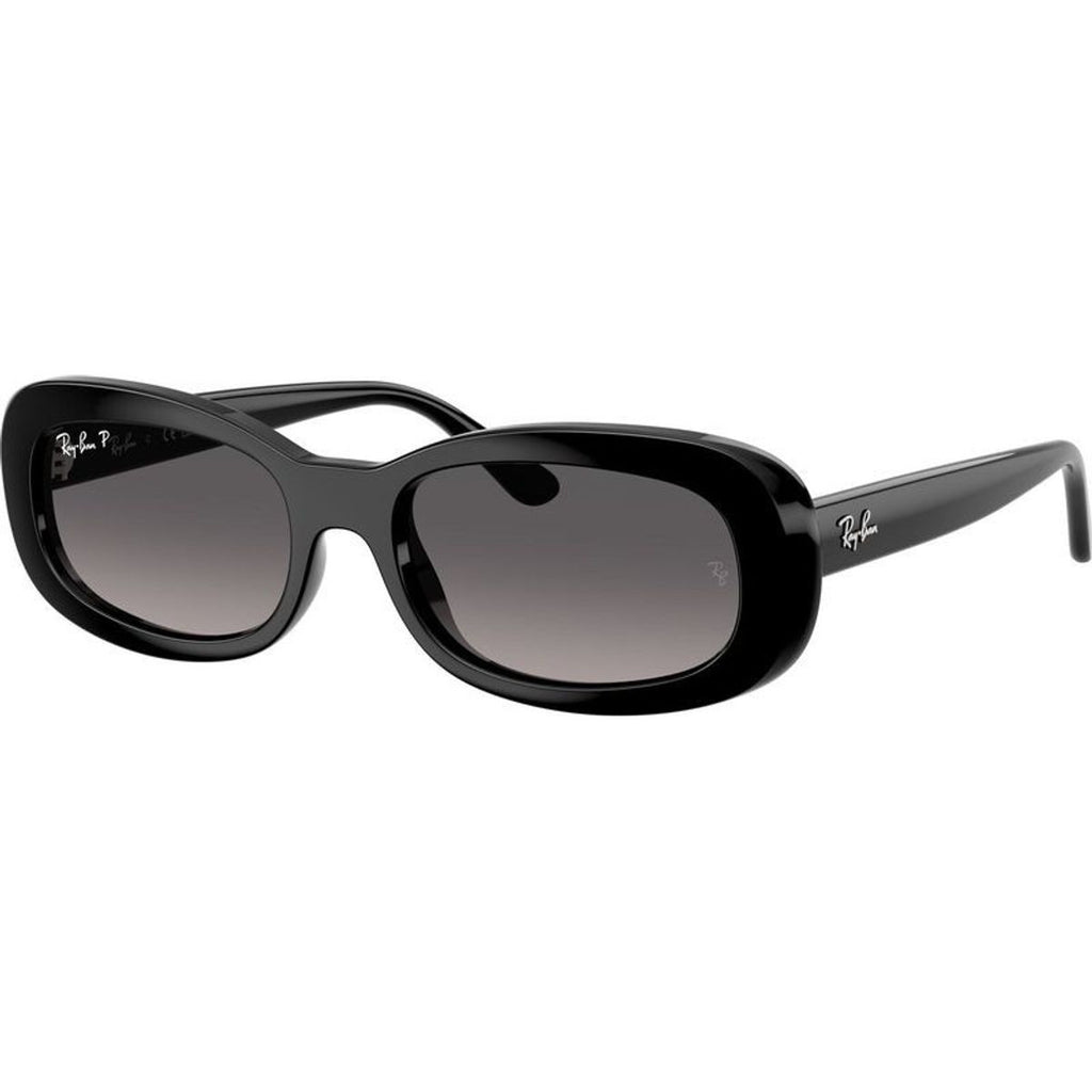 RB2221, Black/Grey Gradient Polarised Glass Lenses 53 Eye Size