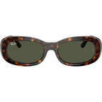 RB2221, Havana/Green Glass Lenses 56 Eye Size