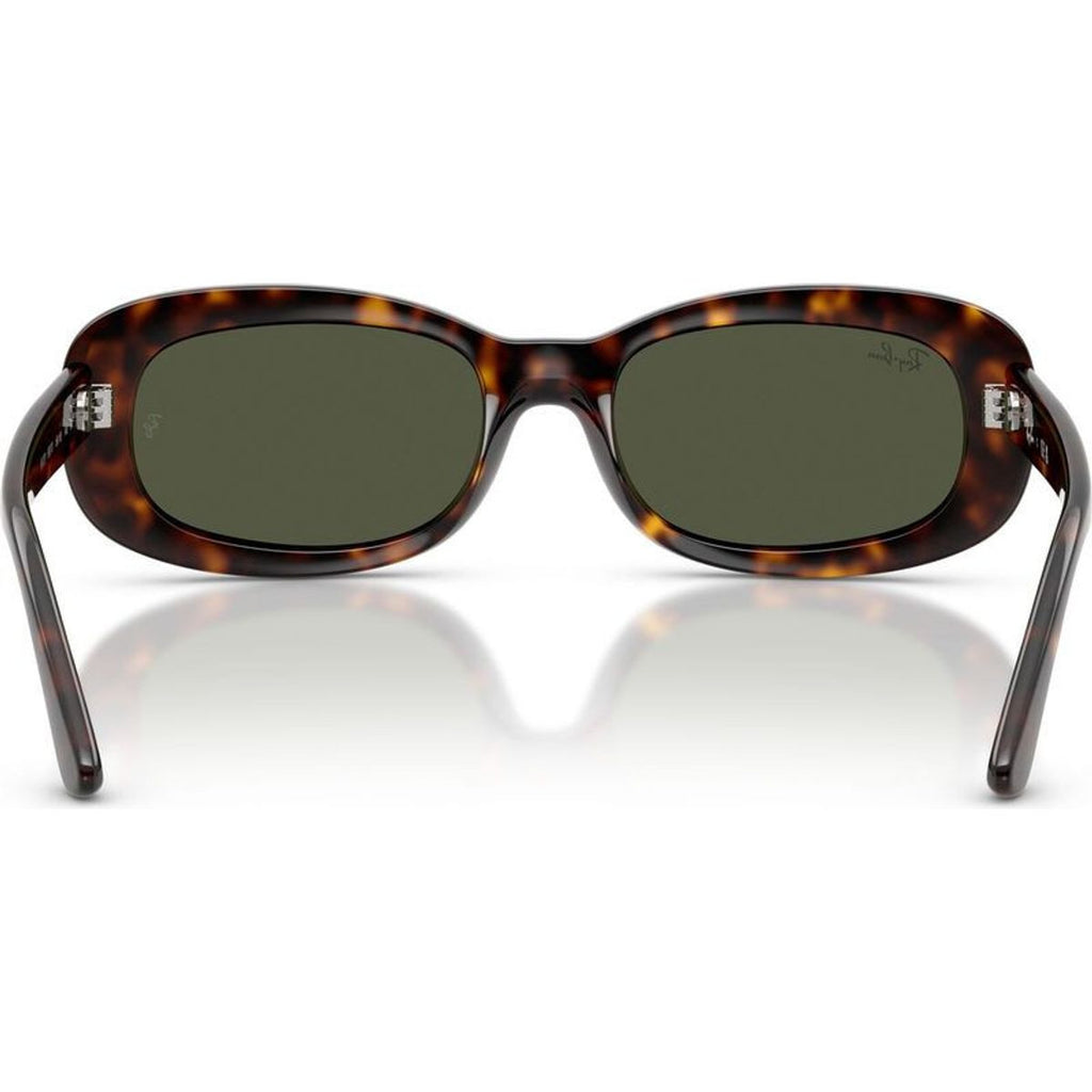 RB2221, Havana/Green Glass Lenses 53 Eye Size