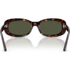 RB2221, Havana/Green Glass Lenses 53 Eye Size