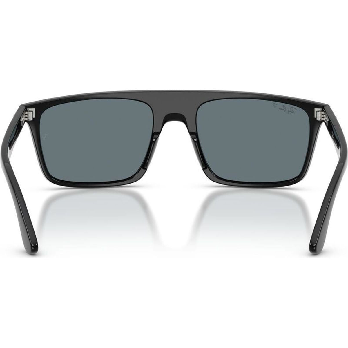 RB2222, Black/Dark Blue Polarised Glass Lenses 55 Eye Size