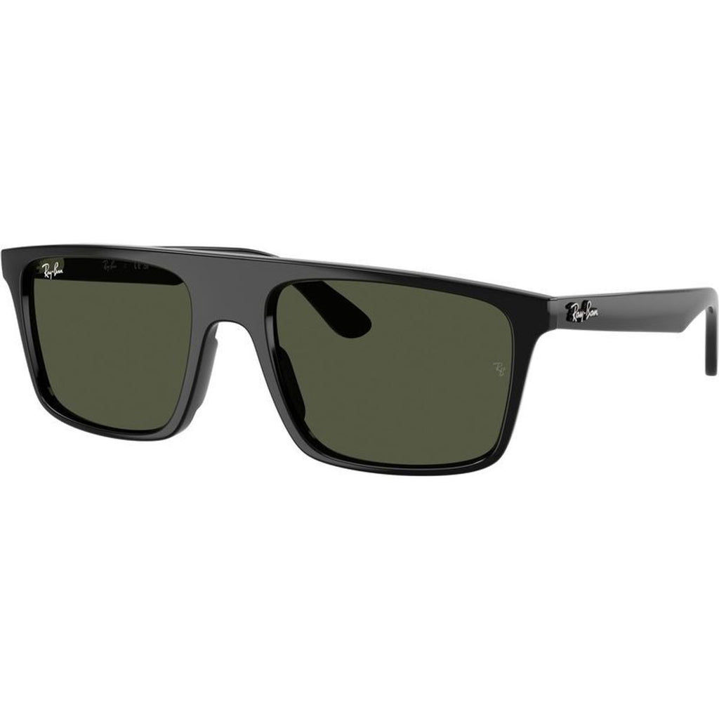 RB2222, Black/Green Glass Lenses 55 Eye Size