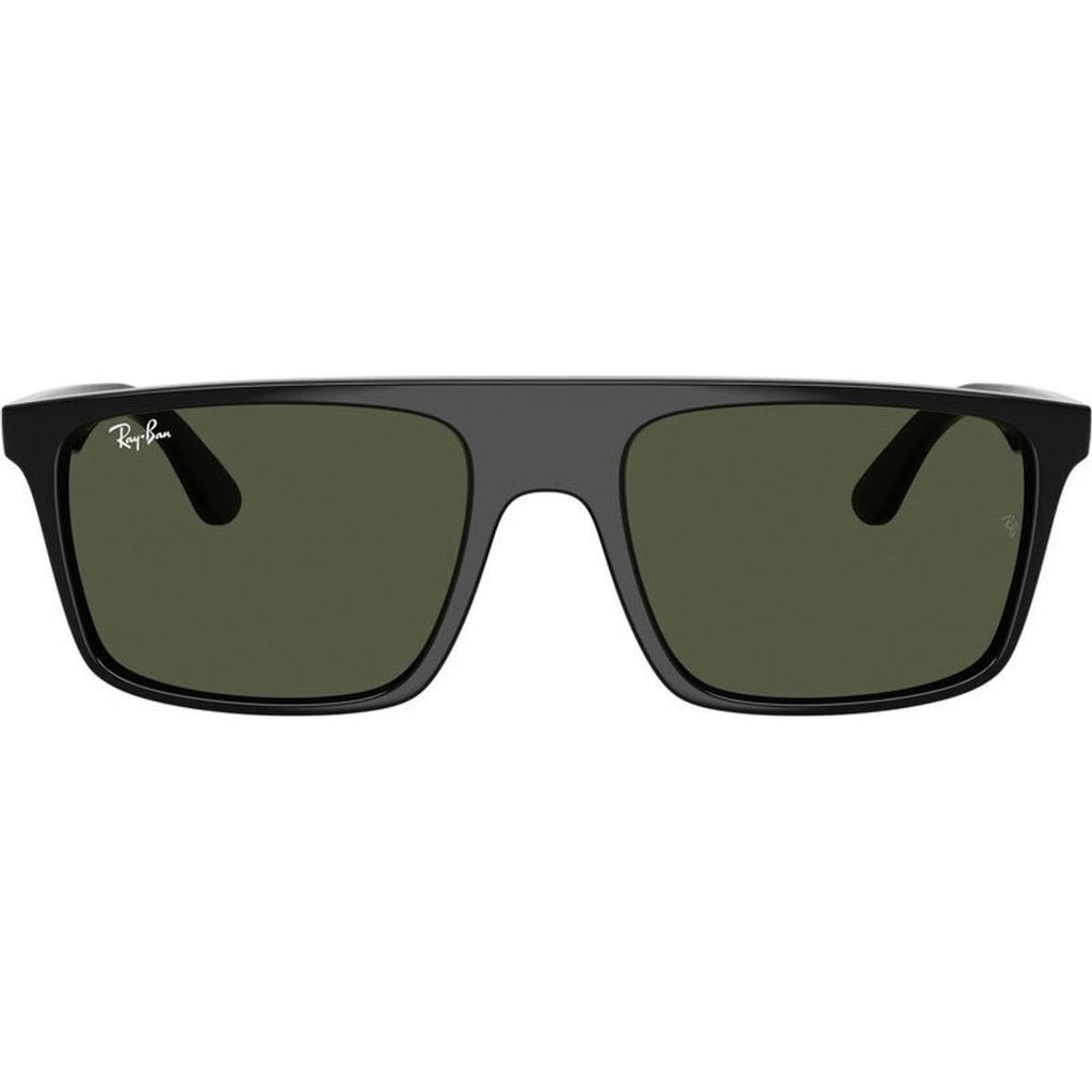 RB2222, Black/Green Glass Lenses 55 Eye Size