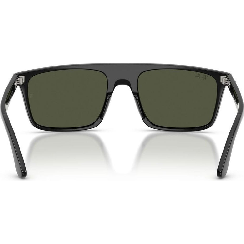 RB2222, Black/Green Glass Lenses 55 Eye Size