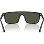 RB2222, Black/Green Glass Lenses 55 Eye Size