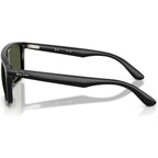 RB2222, Black/Green Glass Lenses 55 Eye Size