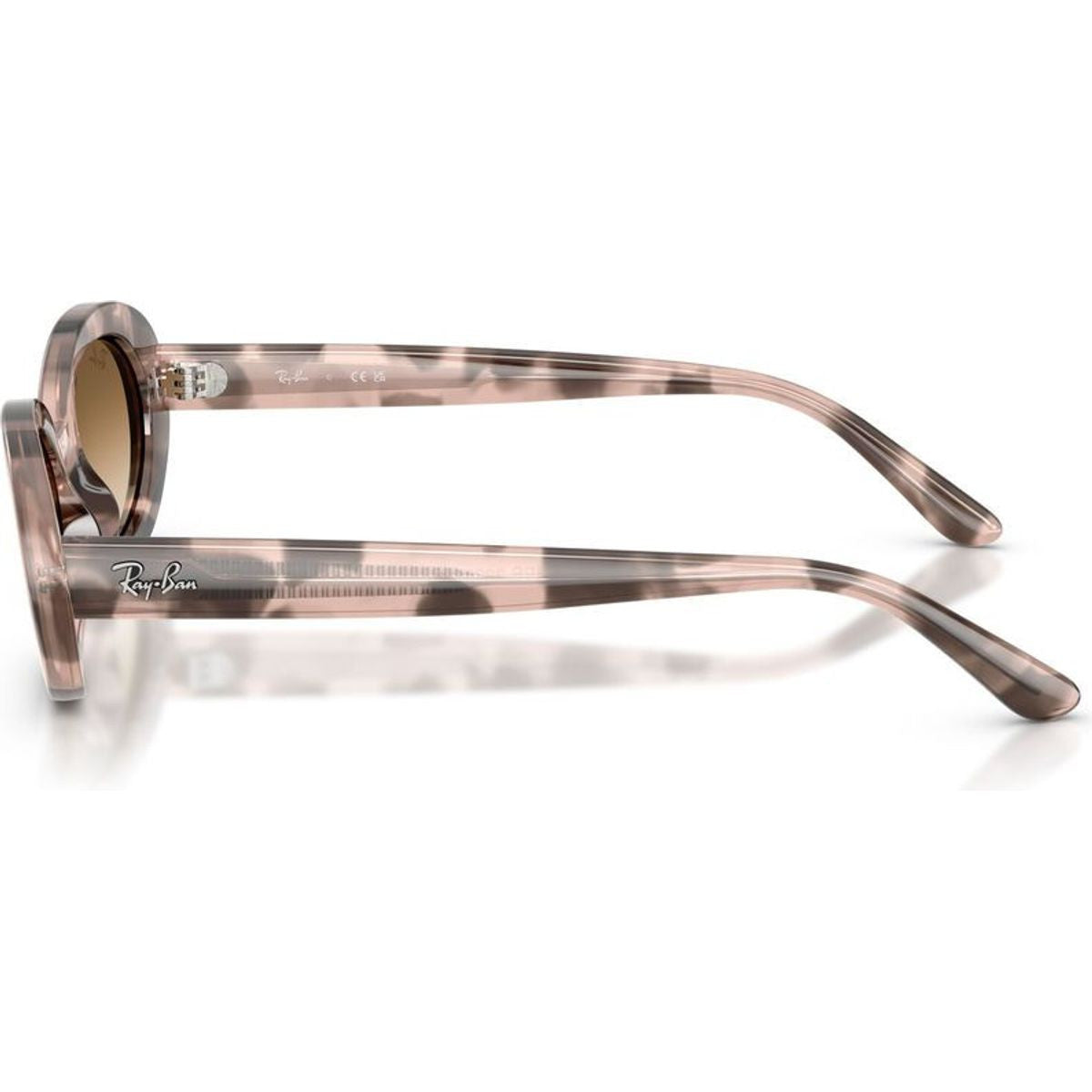 RB2223, Opal Pink Havana/Clear Brown Gradient Glass Lenses