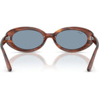 RB2223, Striped Havana/Blue Glass Lenses