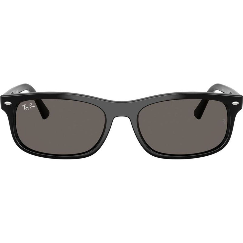 RB2224, Black/Dark Grey Glass Lenses 57 Eye Size