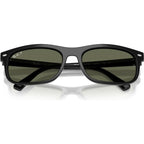 RB2224, Black/Green Polarised Glass Lenses 57 Eye Size