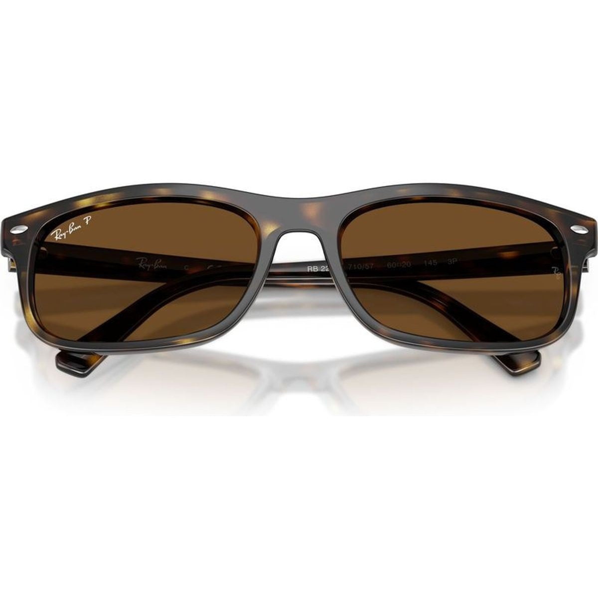 RB2224, Havana/Brown Polarised Glass Lenses 57 Eye Size