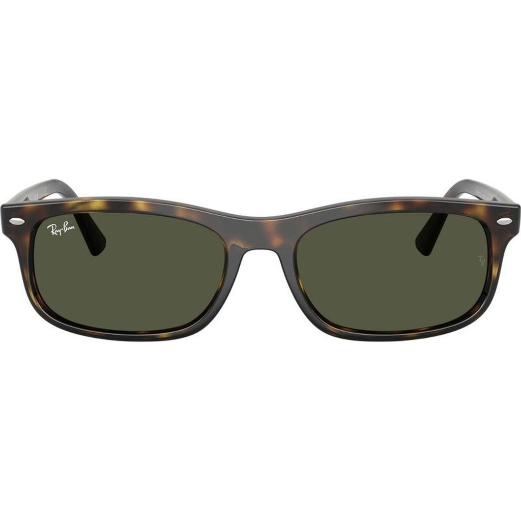 RB2224, Havana/Green Glass Lenses 57 Eye Size