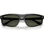 RB2225, Black/Green Glass Lenses 59 Eye Size