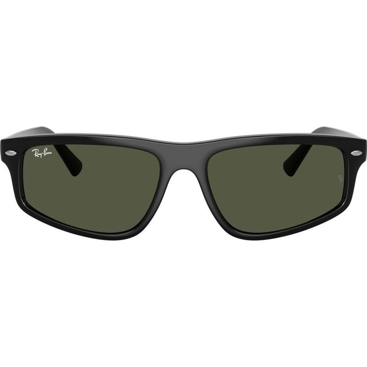 RB2225, Black/Green Glass Lenses 57 Eye Size
